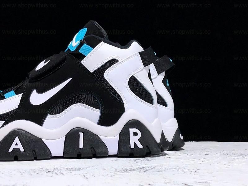 NikeAir Barrage Mid - Black/Aqua