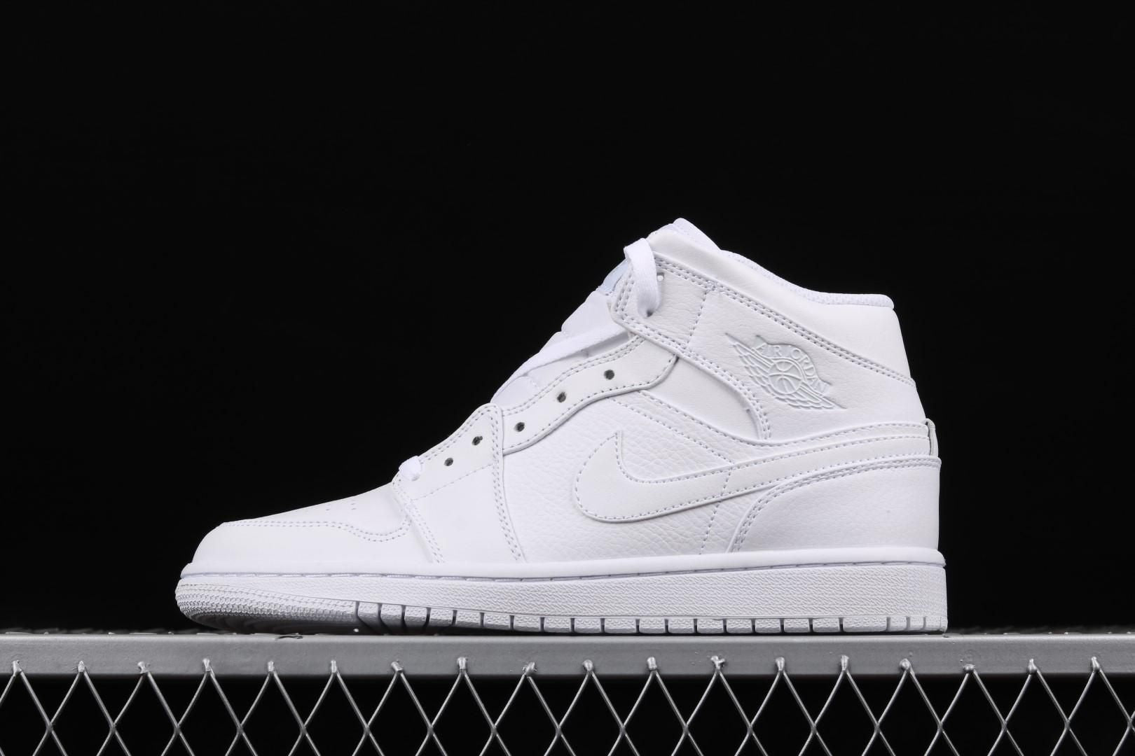Air Jordan 1 AJ1 Mid - White/Cool Grey