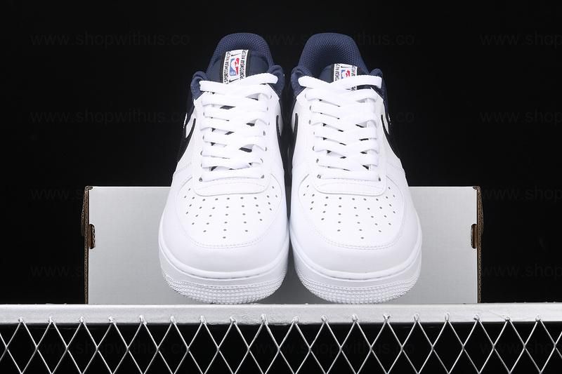 NikeAir Force 1 AF1 Low NBA City Edition - White Navy