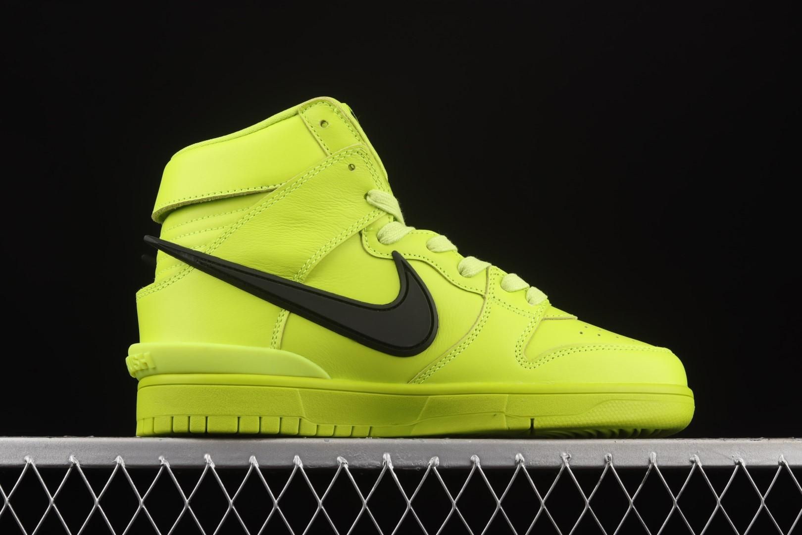 AMBUSH x NikeDunk High - Flash Lime