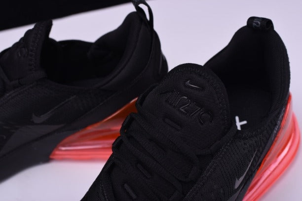 NikeMen's Air Max 270 - Black/Hot Punch/Black