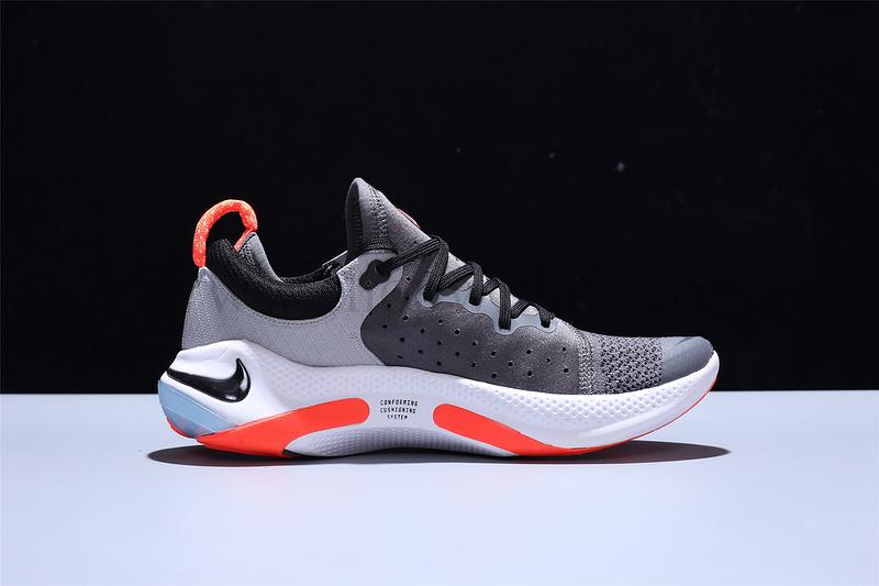 NikeMen's Joyride Run Flyknit - Dark Grey/Bright Crimson
