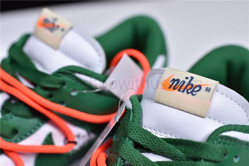 Off-White x NikeSB Dunk Low - Pine Green