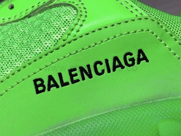 BalenciagaUnisex Triple S Clear Sole -  Neon Green