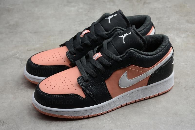 Air Jordan 1 AJ1 Low - Black/Pink Quartz