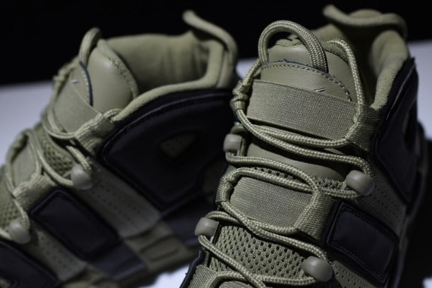 NikeAir More Uptempo Mid Basketball Shoe - Dark Stucco