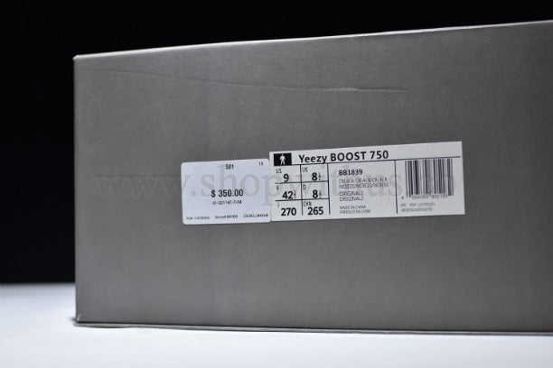 adidasOriginals YEEZY Boost 750 - Triple Black