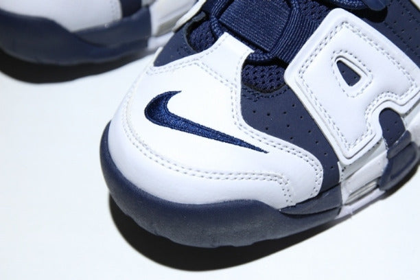 NikeAir More Uptempo Mid Basketball Shoe - Olympic