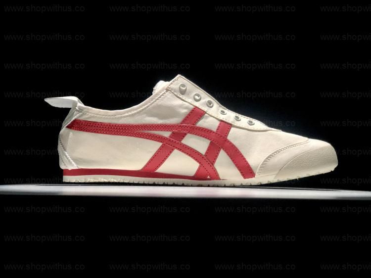 Onitsuka Tiger Mexico 66 SLIP-ON - Cream/Classic Red