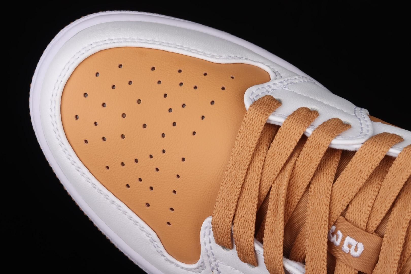 Air Jordan 1 AJ1 Low - Hemp White