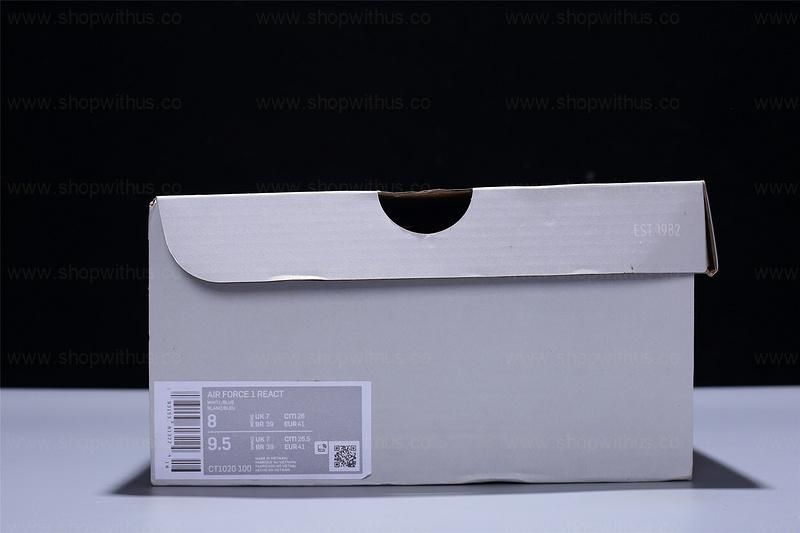 NikeAir Force 1 AF1 React Light - Smoke Grey