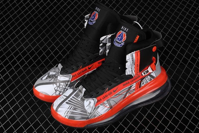 NikeUnisex Air Max 720 Saturn - Black/Team Orange