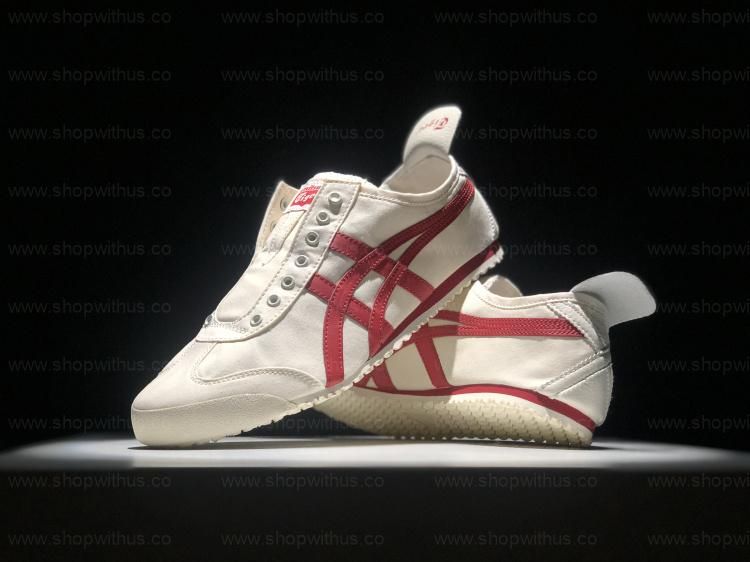 Onitsuka Tiger Mexico 66 SLIP-ON - Cream/Classic Red