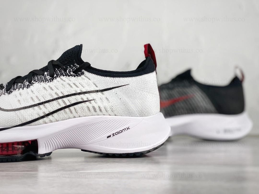 NikeAir Zoom Tempo NEXT% Flyknit - White/University Red