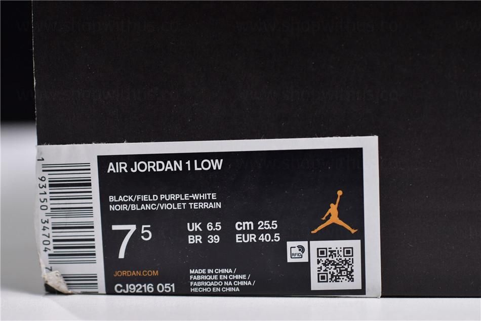 Air Jordan 1 AJ1 Low - Lakers Top 3