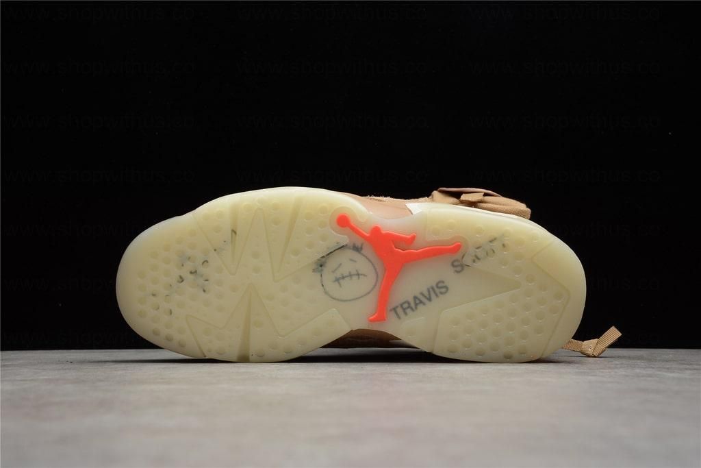 Travis Scott x Air Jordan 6 AJ6 - British Khaki