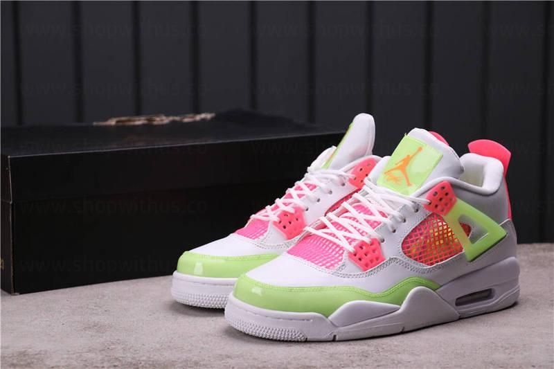 WMNS Air Jordan 4 AJ4 Retro - Lemon Venom