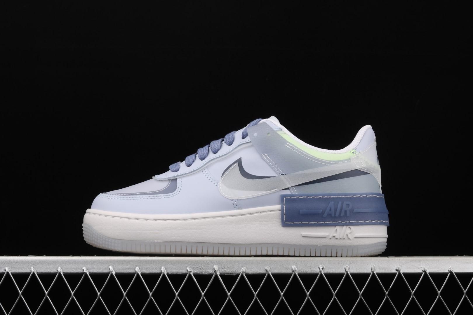 NikeUnisex Air Force 1 AF1 Low Shadow - Ghost World Indigo