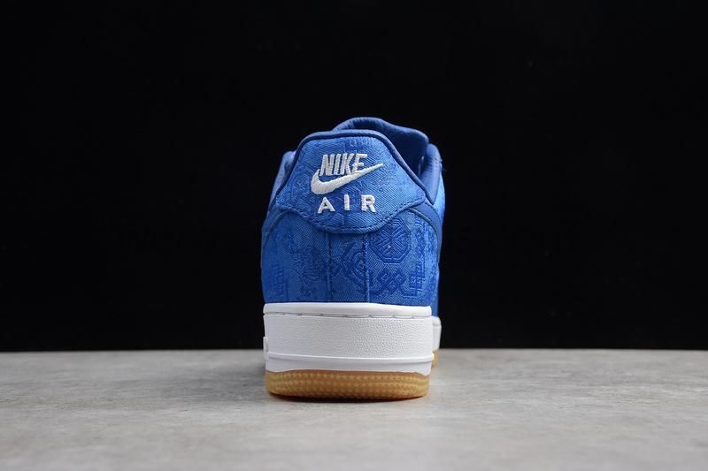 CLOT x NikeAir Force 1 - Blue Silk