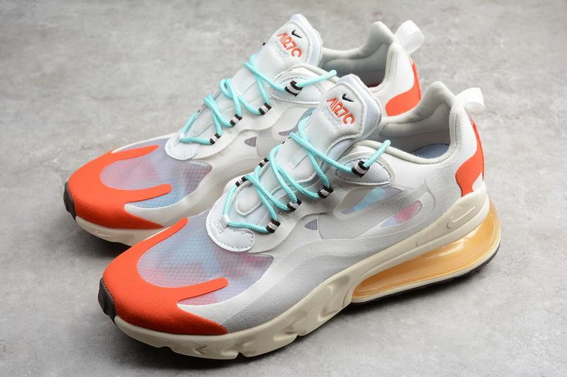 NikeAir Max 270 React - Light Beige/Chalk