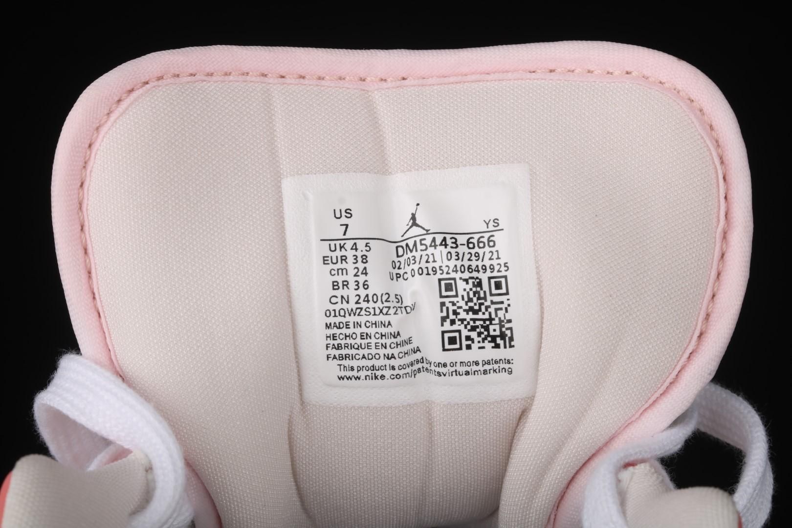 Air Jordan 1 AJ1 Low SE - Mighty Swooshers Pink