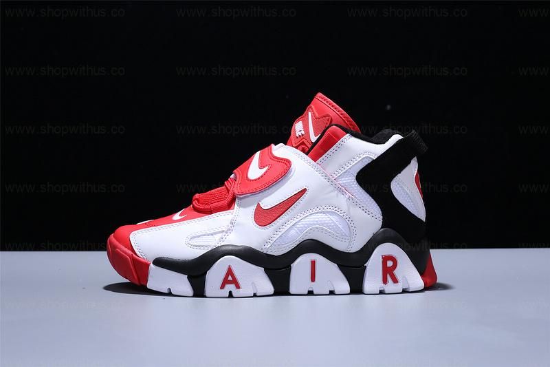 NikeAir Barrage Mid QS - White/Red/Black