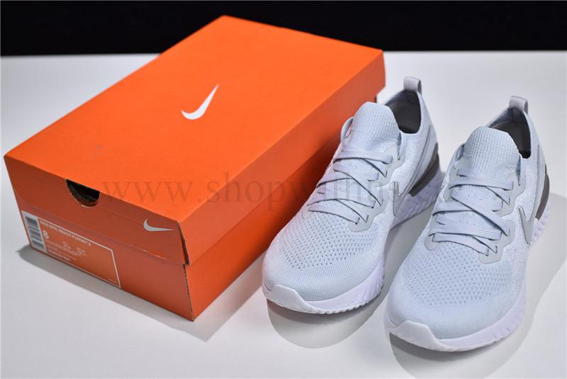 NikeMen's Epic React Flyknit 2 - Pure Platinum