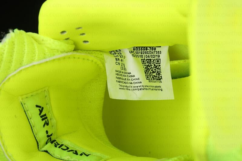 Air Jordan 4 AJ4 Flyknit - Volt
