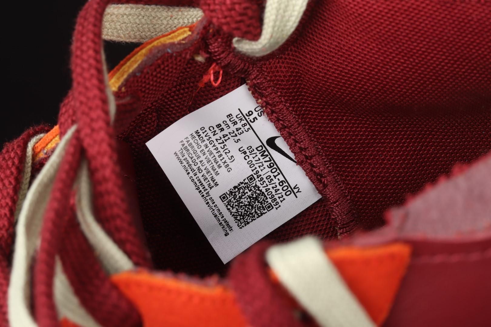 sacai x KAWS Blazer Low - Team Red