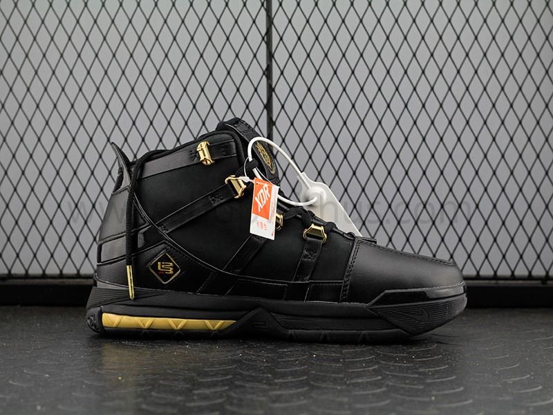 NikeZoom Lebron 3 QS - Black/Metallic Gold