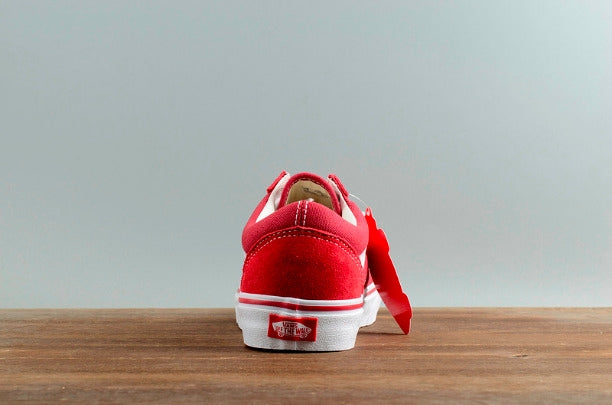 Vans Old Skool Shoes-Red