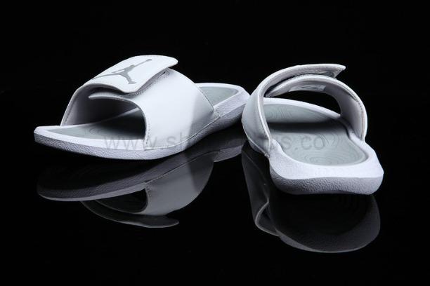Air Jordan Hydro 6 Slide - White/Pure Platinum