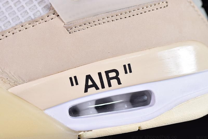Off-White™ x Air Jordan 4 AJ4 Retro  - Sail