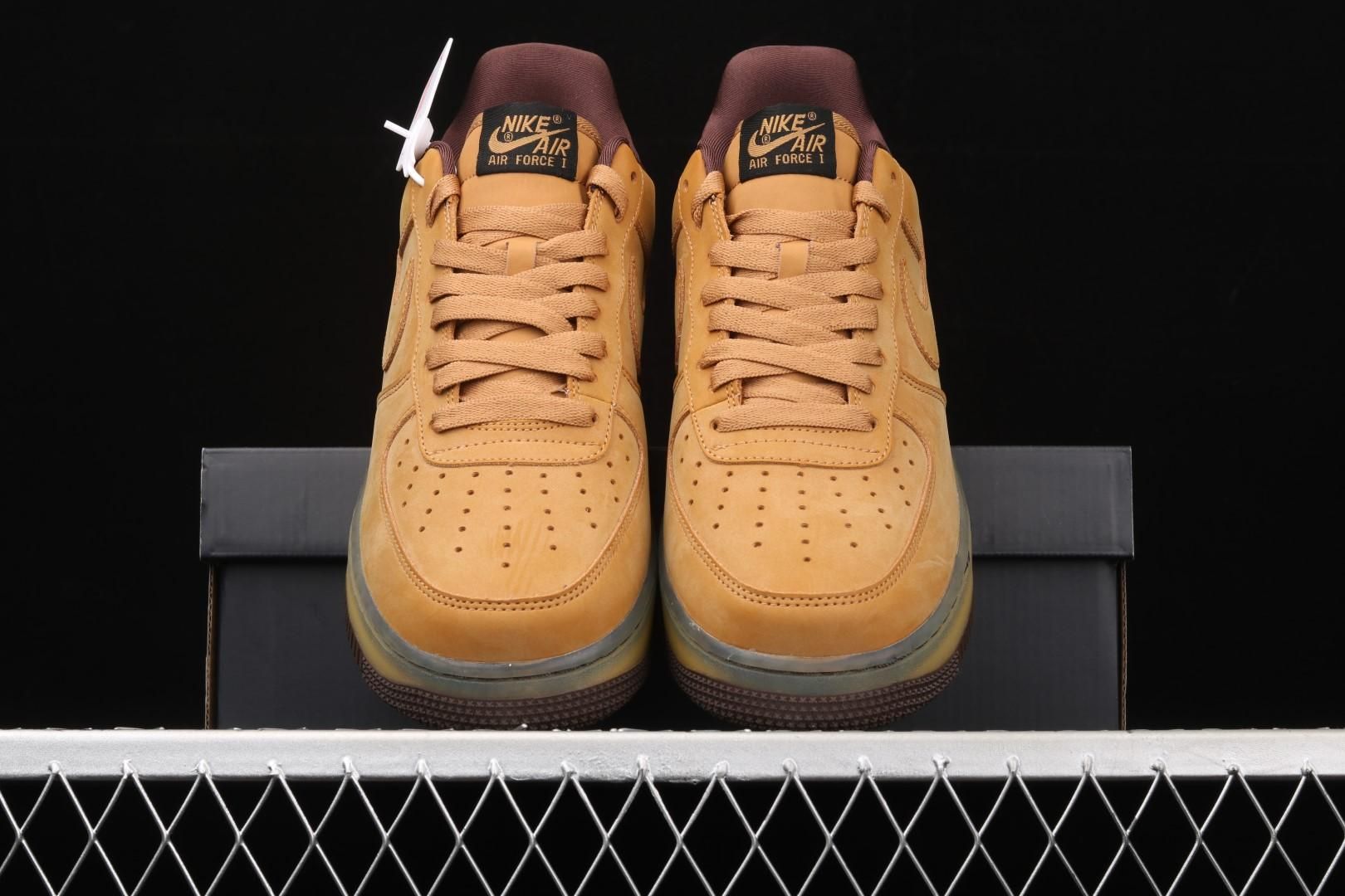 NikeUnisex Air Force 1 Low - Wheat/Dark Mocha