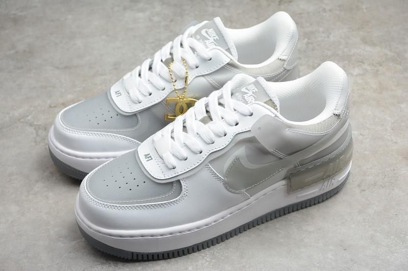 NikeUnisex Air Force 1 AF1 Shadow - Particle Grey