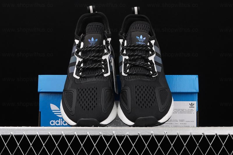 adidasMen's ZX 2K Boost - Black Iridescent