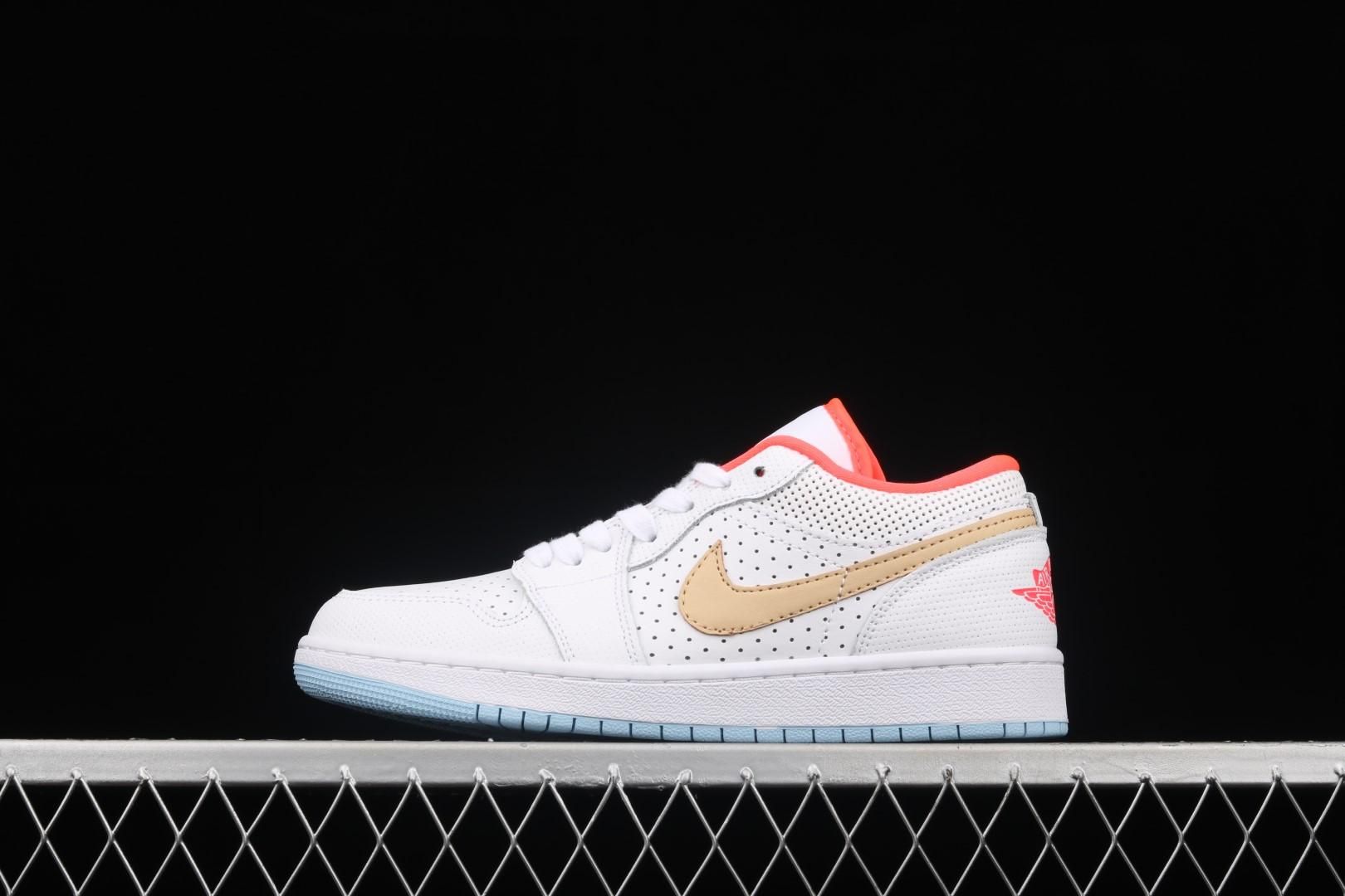 Air Jordan 1 AJ1 Low SE - White Sesame