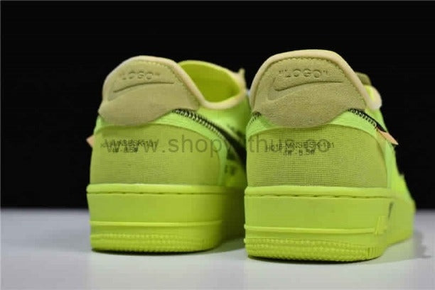 Off-White x NikeAir Force 1 Low - Volt
