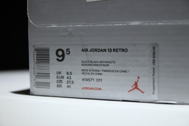 Air Jordan 13 AJ13 Retro Basketball Shoe - Black Cat