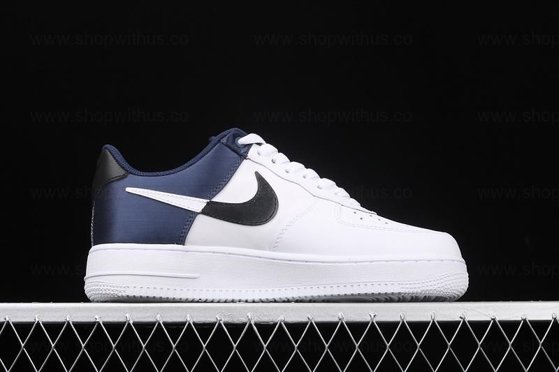 NikeAir Force 1 AF1 Low NBA City Edition - White Navy