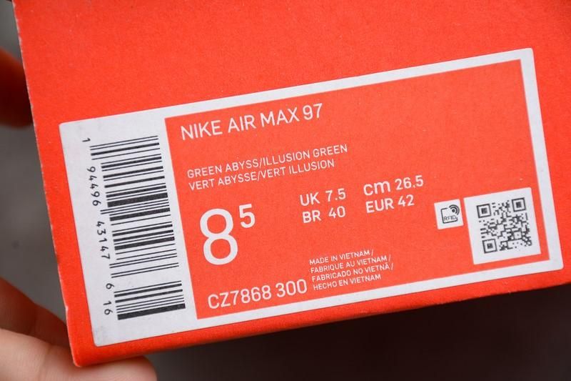 NikeUnisex Air Max 97 AM97 - Green Abyss Illusion Green