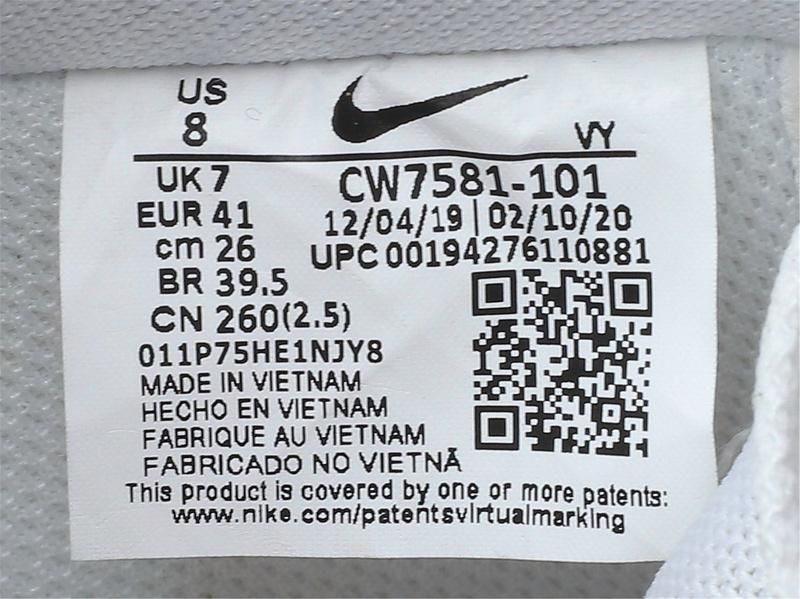 NikeAir Force 1 AF1 Sketch - White/BlacK