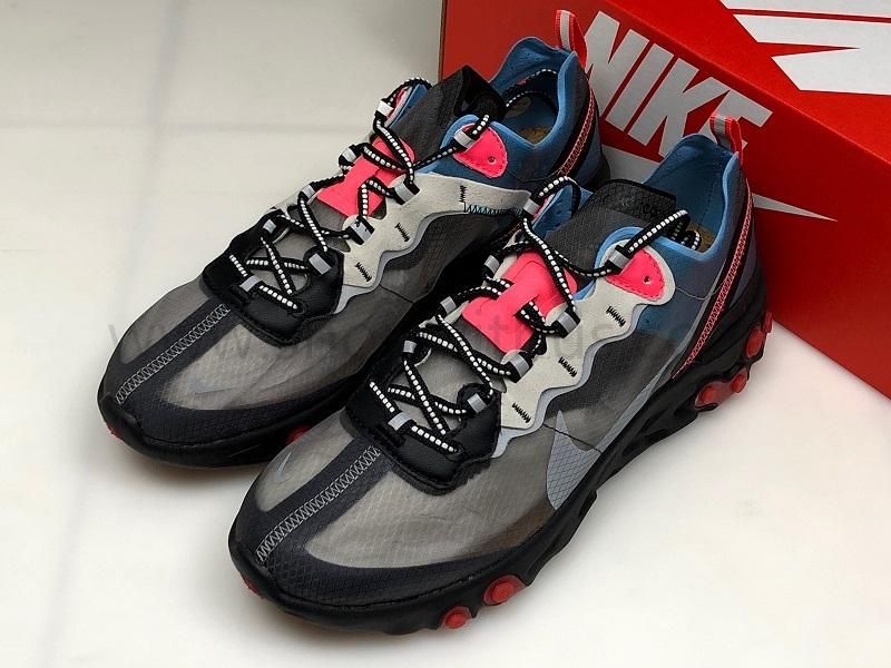 NikeMen's React Element 87 - Blue Chill/Solar Red