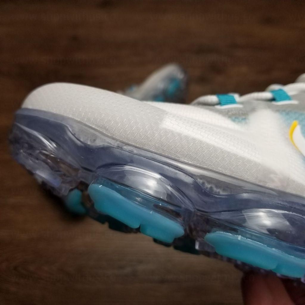 NikeAir VaporMax 2019 - White University/Gold Wolf Grey