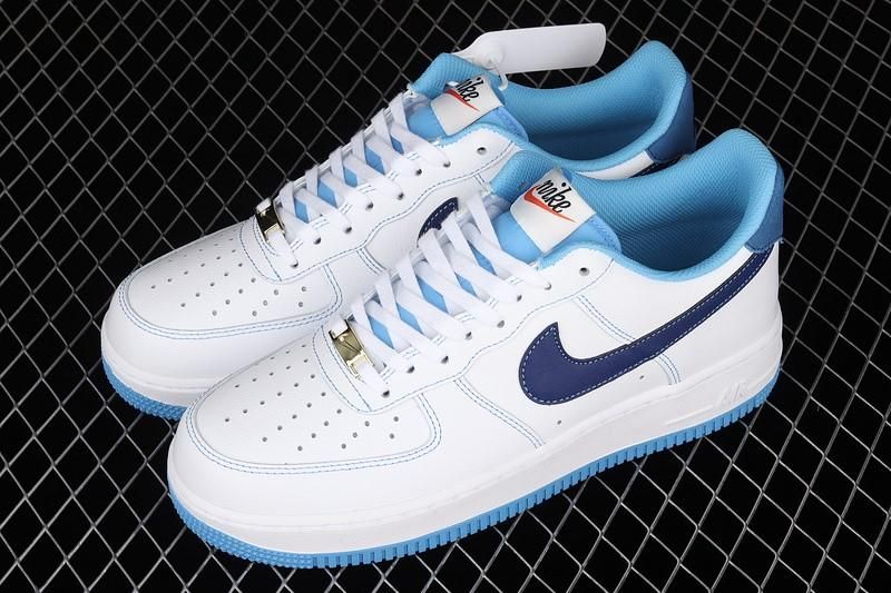 NikeUnisex Air Force 1 AF1 Low First Use White University Blue