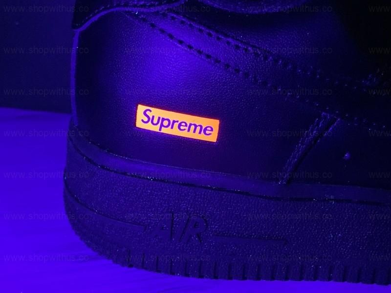 Supreme x NikeAir Force 1 Low - Black