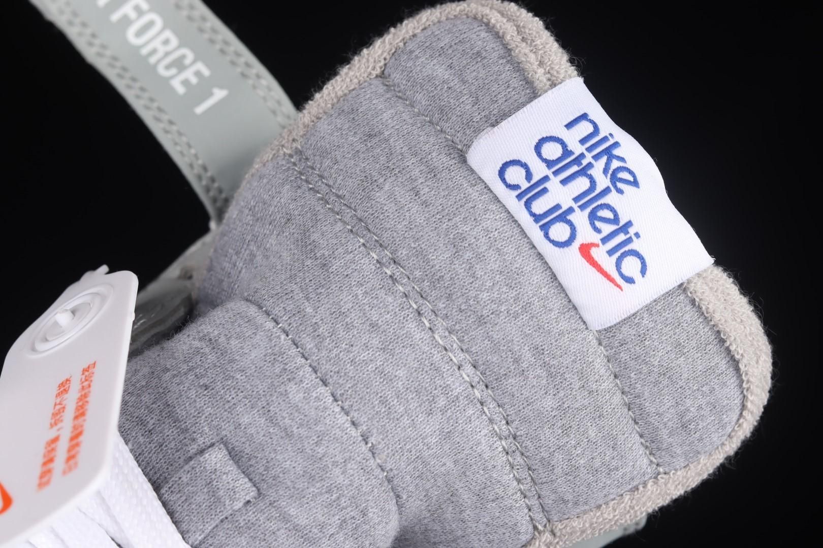 NikeUnisex Air Force 1 AF1 Mid Athletic Club - White Dark Sulfur