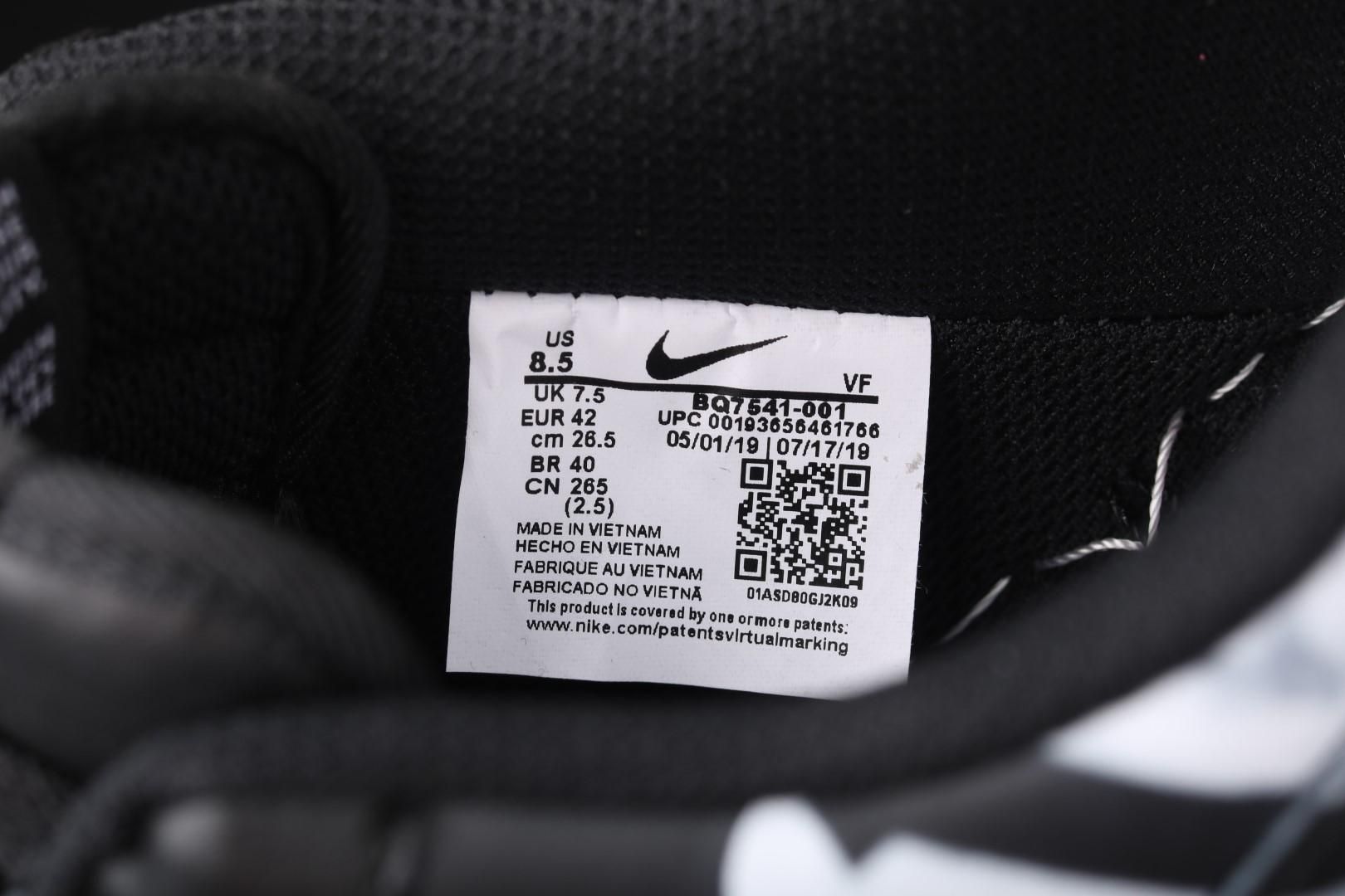 NikeUnisex Air Force 1 Low - Black Skeleton Halloween