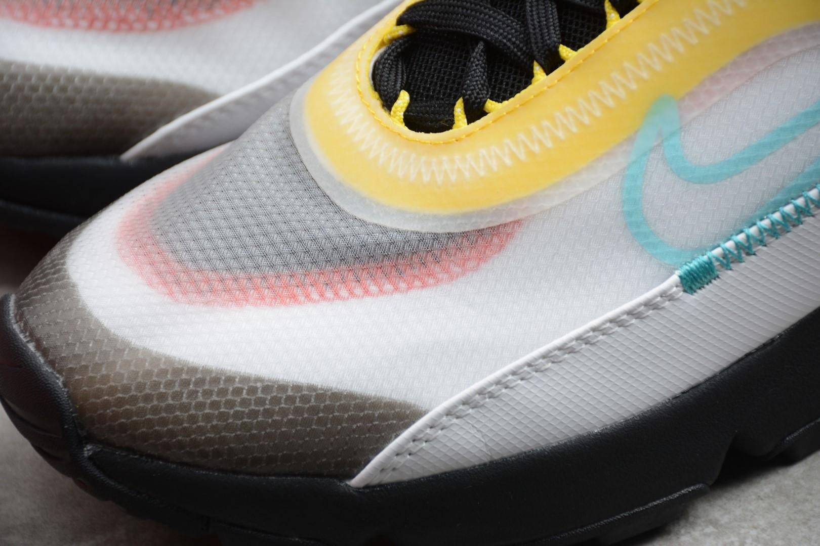 NikeUnisex Air Max 2090 AM2090 - White/Black/Speed Yellow