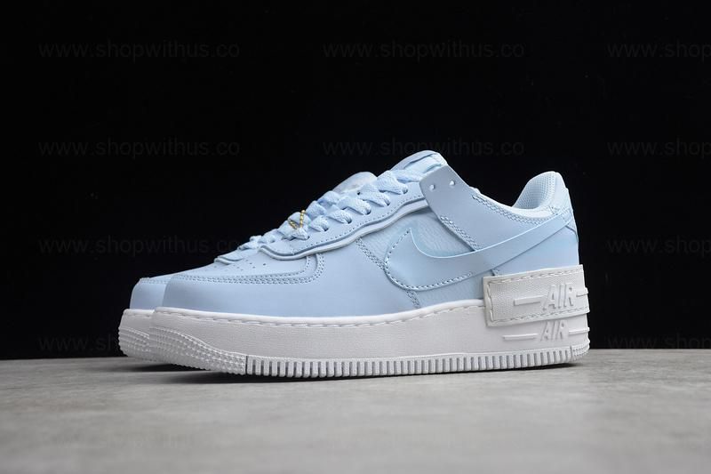 NikeUnisex Air Force 1 AF1 Shadow - Hydrogen Blue